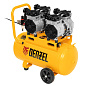 Компрессор безмасляный, малошумный DLS 2200/50, 2200 Вт, 2x1100, 50 л, 380 л/мин Denzel 58031