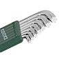 Набор ключей TORX Г-образных, 7 пр. Т10-Т40 RockForce RF-5071