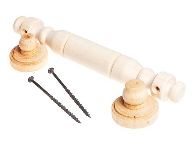 Ручка-скоба 200 мм банная, точёно-резная Starfix SMP-54532-1