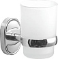 Стакан для зубной щетки, сталь + стекло, хром Ledeme L1906