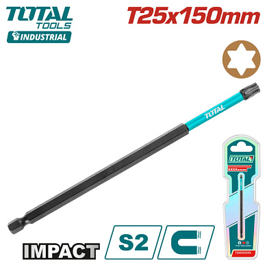 Бита ударная T25x150мм TOTAL TACIM71T25150