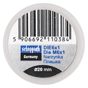 Плашка M6x1/Ф20 Scheppach Sch-DIE6x1