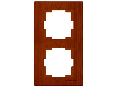 Рамка 2-ая вертикальная вишня, RITA, Mutlusan 2220 800 2256