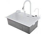 Мойка кухонная SAVOL S-SC002L, Белый