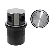 Выдвижной удлинитель Tor, 120 мм 4 розетки, сталь AKS 78895