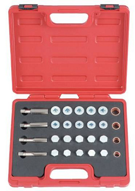 Набор для ремонта маслосливных отверстий 64 пр. Force 964G1