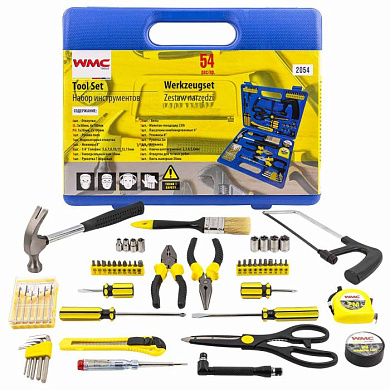 Набор инструментов 54 пр 1/4'' WMC TOOLS WMC-2054