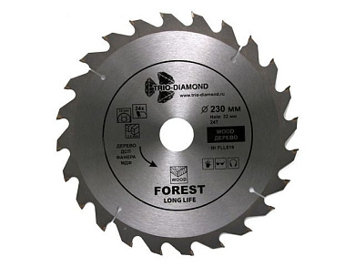 Диск пильный 230х32 мм 24 зуб. Trio-Diamond FLL819