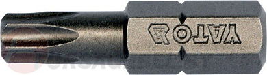 Бита Torx T27x25 мм, 1/4'', 10 шт. AISI S2 Yato YT-78145