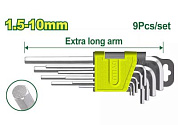 Набор ключей шестигранных 1,5-10 мм 9 пр DYLLU DTHK1292