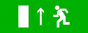 Пиктограмма "Направление прямо" 320х120мм (для EXIT, SAFEWAY-40) EKF pkal-01-05