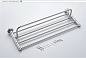 Полотенцедержатель-полка, нержавеющая сталь SUS 304, сатин L71724 Ledeme