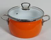 Кастрюля 1,5 л, оранжевая Сантэкс 1-2415211(Бл)"Оранж"