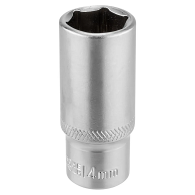 Головка глубокая 14 мм 6-гр 1/4'' RockForce RF LIGHT-5255014