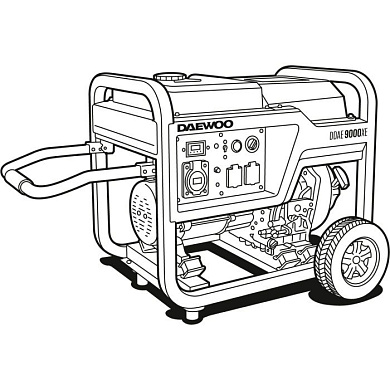 Генератор дизельный DDAE 9000XE Daewoo Power DDAE 9000XE(2024)