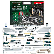 Набор инструментов 142 пр. 1/4"&3/8"&1/2", 6-гр. RockForce RF LIGHT-41421-5A