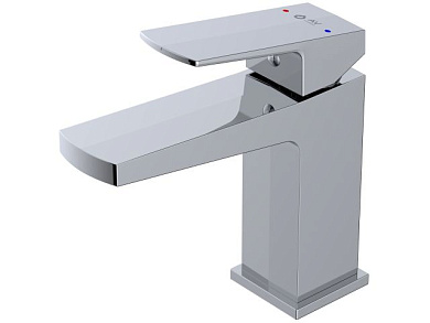 Смеситель для умывальника, Lt D35, серия NEO, высота излива - 118 мм, длина излива - 116 мм излив монолитный. AV Engineering AVNEO1-A170-110