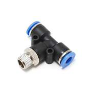 Фитинг Т-образный для пластиковых трубок 10 мм-наружная резьба 1/2'' Partner PA-SPB10-04