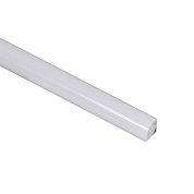 Профиль алюминиевый угловой ORION-1616C с экраном, круглый экран, цвет алюмин, 2м, в комплекте 4 заглушки и 4 крепления, AKS 121508