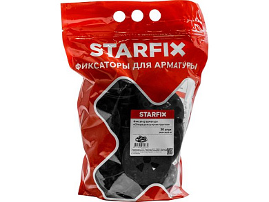 Фиксатор арматуры "Опора для сыпучих грунтов", 30 шт в дой-паке Starfix SMD4-38205-30