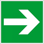 Знак "Направляющая стрелка" 200х200мм EKF PROxima an-5-08