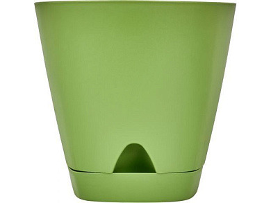 Горшок для цветов с прикорневым поливом, 4 л., Amsterdam, оливковый, INGREEN ING6201ОЛ