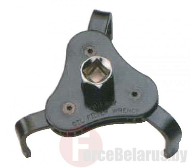 Съемник масляного фильтра 3-х лапый с плоскими захватами 63-102 мм Force 61904A