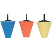 Набор полировочных насадок для колес, 3 шт Yato YT-47945