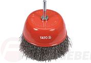 Щетка проволочная 100 мм INOX YATO YT-47511