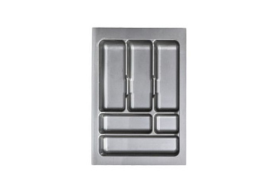 Вкладыш 40/490 шуфлядный пластиковый COMFORT металлик (335*490) AKS 26084