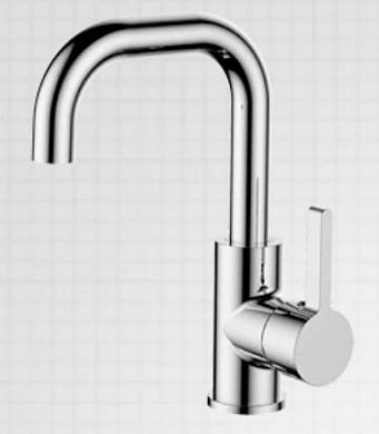 Смеситель для умывальника, латунь, хром Ledeme L1099