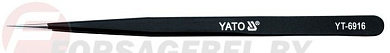 Пинцет прямой антистатик 140 мм HRC40 Yato YT-6916
