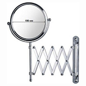 Зеркало ванной увеличительное, нержавеющая сталь, хром, 6 дюймов (3-х кратное увеличение) Ledeme L6406