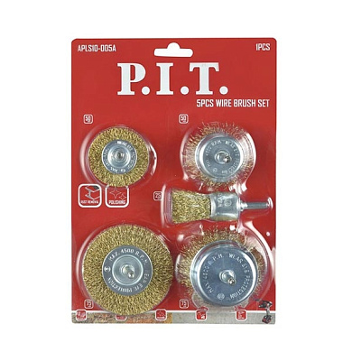 Набор щеток 5шт PIT APLS10-005A