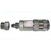 Быстросъёмное соединение с клапаном, "мама"-зажим под шланг 8х12 мм Prowin S31-40SPA