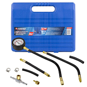 Манометр для измерения давления топлива в комплекте с переходниками 9 пр Forsage F-946G08