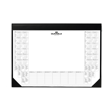 Бювар с планингом, 42x59 см,  черный