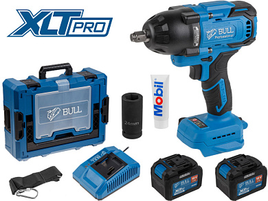 Аккум. ударный гайковерт SC 1807 Xcase XLTpro бесщет. 18 В 750 Н*м 1/2" 2х6 А*ч з/у 6 А BULL 1329724