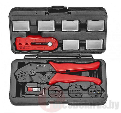 Клещи для обжима клемм в наборе Force 68013