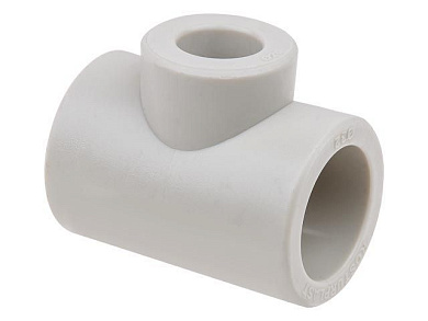 Тройник ПП ред. 32х20х32 сер. РосТурПласт 11010