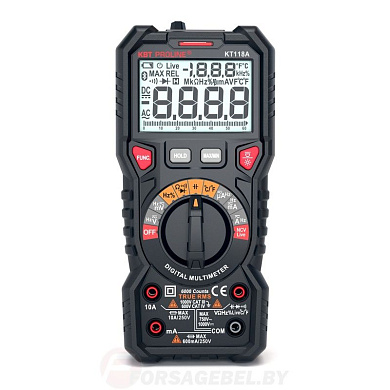 Мультиметр цифровой c True RMS КВТ KT118A PROLINE