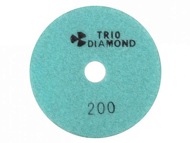 Алмазный гибкий шлифкруг ''Черепашка'' 100 P200 мокрая шл. Trio-Diamond 340200