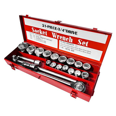 Набор головок 3/4" 6-гр 16 пр 18-50 мм HOREX GT1Y021