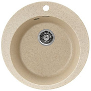 Мойка кухонная из мраморной крошки, бежевый, A04-20 Gerhans