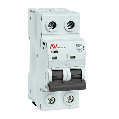 Выключатель нагрузки AVN 2P 100A EKF AVERES avn-2-100-av