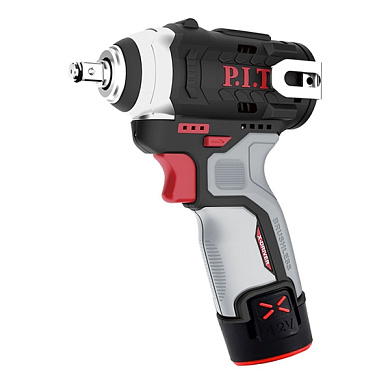 Гайковерт аккумуляторный, 12 В, 120 Нм,0-1100/2200/2600 об/мин, 1АКБ 2Ач,ЗУ PIT PIW12K-120A/1