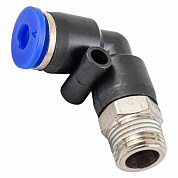 Фитинг угловой для пластиковых трубок 4 мм-наружная резьба 1/8'' Forsage F-SPL04-01