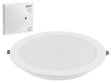 Светильник светодиодный встраиваемый круг 18 Вт 4000К, IP44 RS-R LEIDEN ELECTRIC 807004