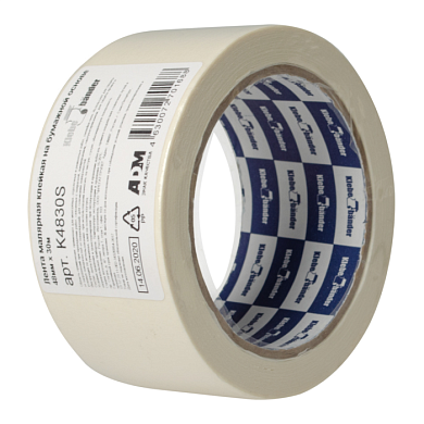 Лента малярная бумажная, 48ммx30м Klebeb?nder (K4830S) 115 мкн, в и/у