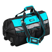 Сумка для инструмента, 500х280х290мм, выдвижная рукоятка, колеса, наплечный ремень Gross 90276